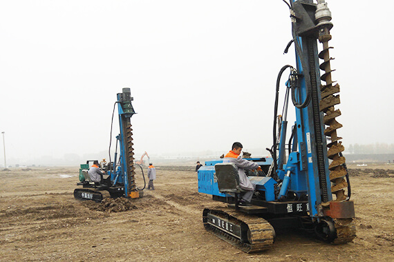 Photovoltaic pile driver